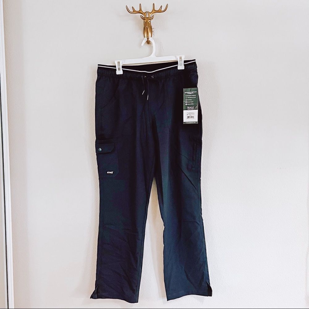 BARCO GRAY'S Anatomy Steel 6 Pocket Cargo Scrub Pants Size Large NWT